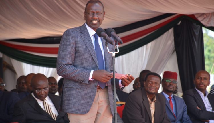 President William Ruto at a past event
