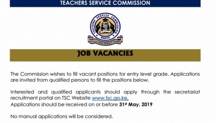 TSC ICT Job Vacancies 2019