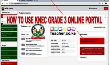 How to Use KNEC Grade 3 Portal to Monitor Learner Progress