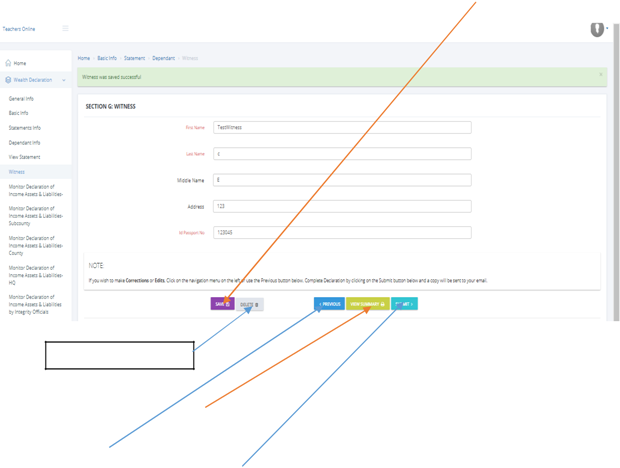  TSC Wealth Declaration