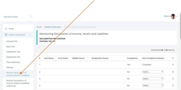  TSC Wealth Declaration Procedure for teachers