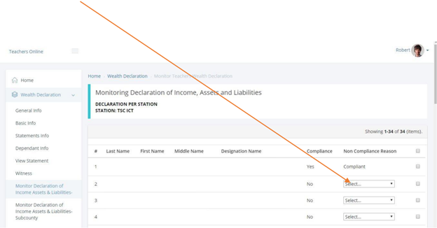  TSC Wealth Declaration