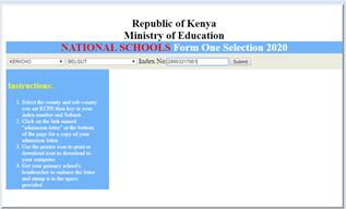 How To Check 2021 Form One Selection Results And Download 2021 Form One Admission Letters Teacher Co Ke