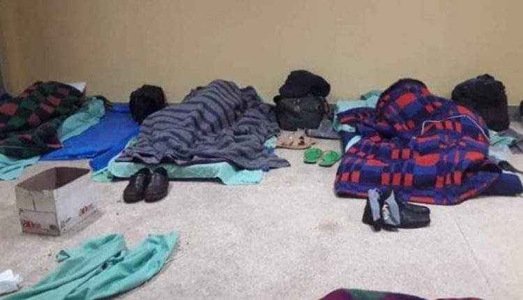 Leaked Photos of KNEC Examiners Sleeping Conditions