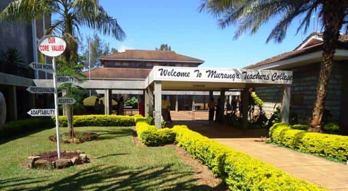 Murang’a Teachers College Courses, Contacts, and Registration Details