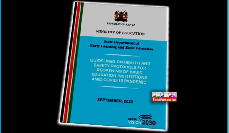 MINISTRY OF EDUCATION GUIDELINES ON HEALTH AND SAFETY PROTOCOLS FOR REOPENING OF BASIC EDUCATION INSTITUTIONS AMID COVID-19 PANDEMIC SEPTEMBER, 2020