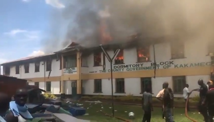 Musingu High School Dormitory on Fire 2 Days After Reopening.
