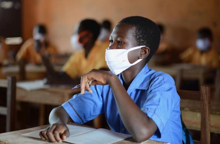 A student wearing a mask in school/[Photo Courtesy]
