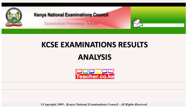 Kapsimotwo Secondary School KCSE Results Analysis 2020