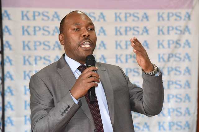 KPSA Chief Executive Officer Peter Ndoro