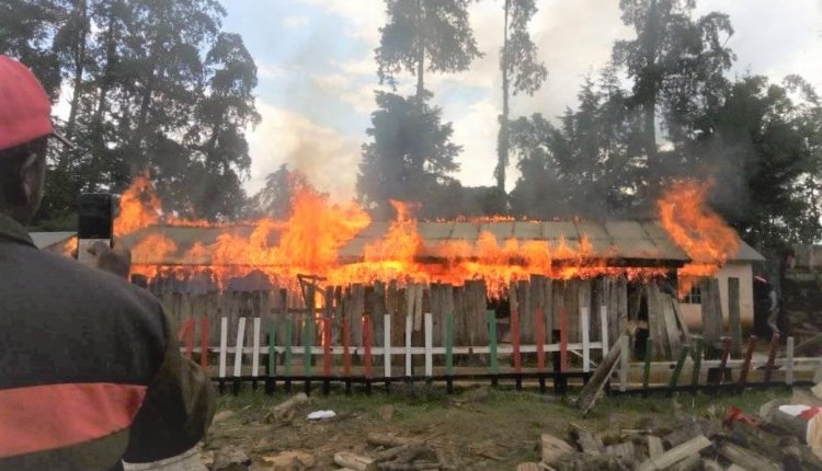 Kapmaso Secondary School Dormitory on Fire