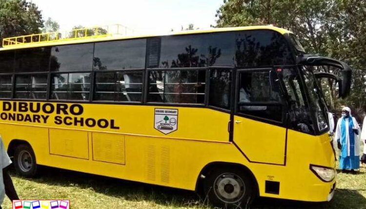 Dibuoro Secondary School's new school bus bought back in 2020