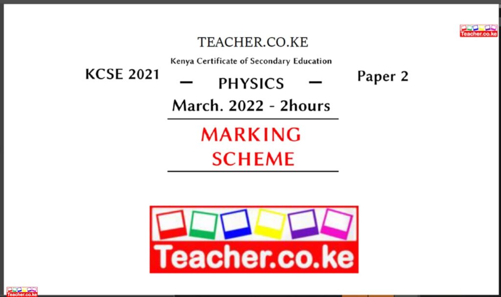 2021 KCSE Past Papers With Marking Schemes - Teacher.co.ke