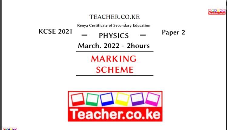 2021 KCSE PAPERS AND MARKING SCHEMES