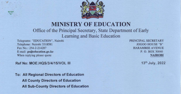 Ministry of Education Term 2 Calendar for Co-Curricular Activities for Primary & Secondary Schools