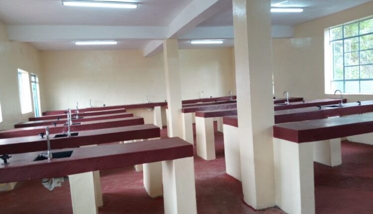 School science laboratory