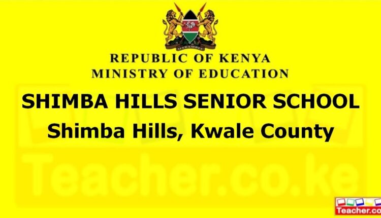 Shimba Hills Senior School - Kwale