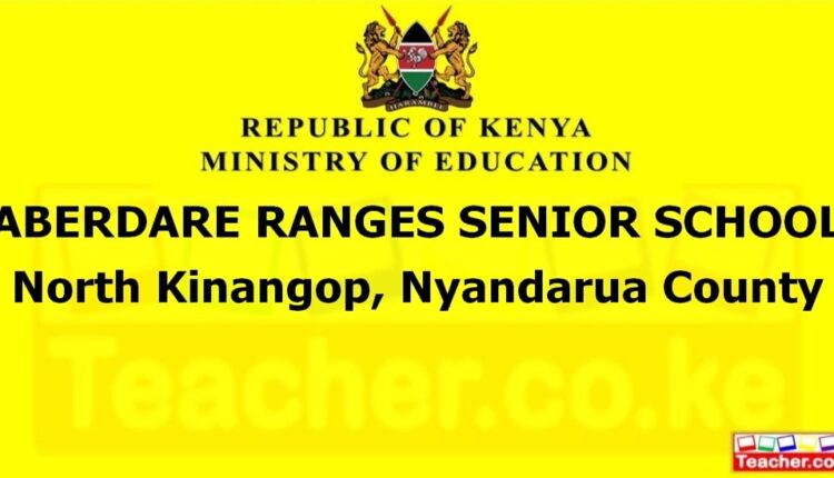 Aberdare Ranges Senior School - Nyandarua