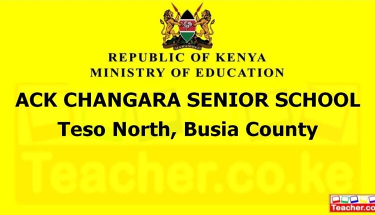 Ack Changara Senior School - Busia