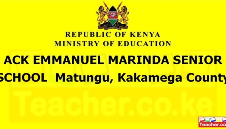 Ack Emmanuel Marinda Senior School - Kakamega