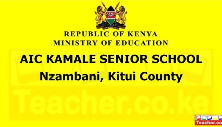 Aic Kamale Senior School - Kitui