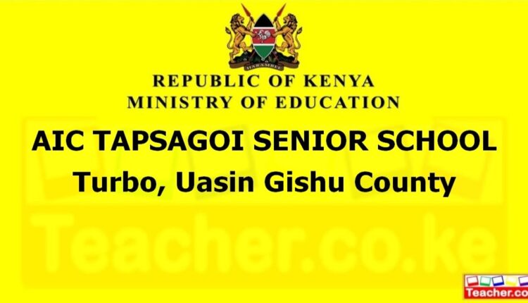 Aic Tapsagoi Senior School - Uasin Gishu