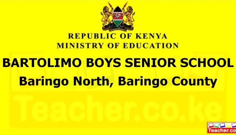 Bartolimo Boys Senior School - Baringo