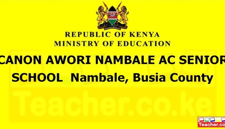 Canon Awori Nambale Ac Senior School - Busia
