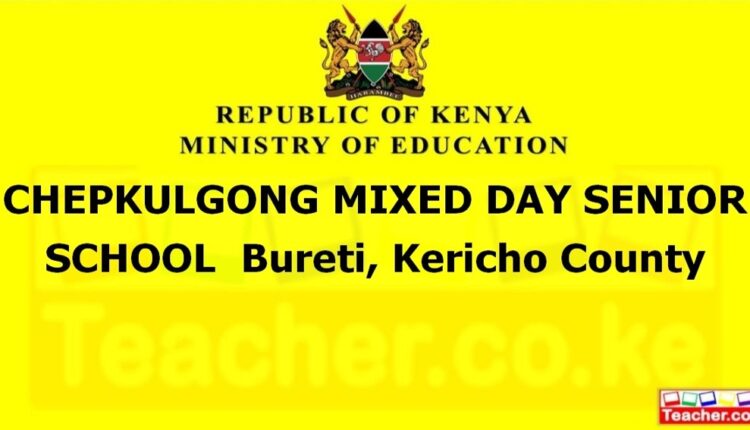 Chepkulgong Mixed Day Senior School - Kericho