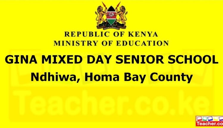 Gina Mixed Day Senior School - Homa Bay