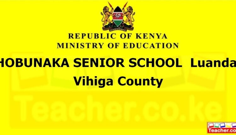 Hobunaka Senior School - Vihiga