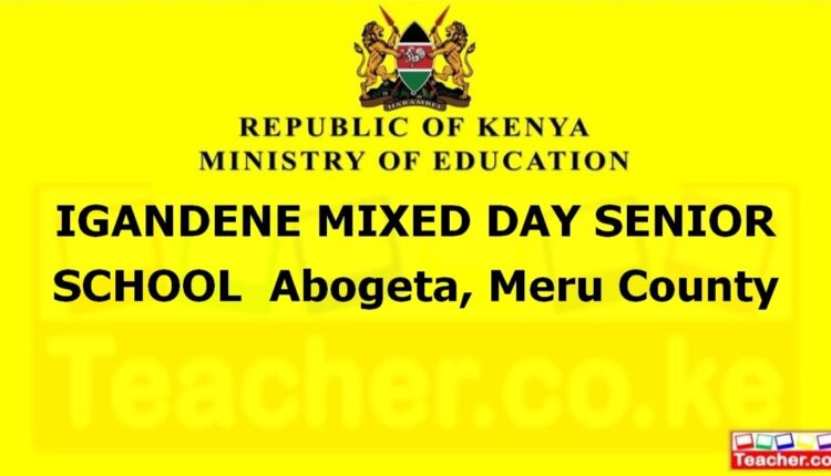 Igandene Mixed Day Senior School - Meru