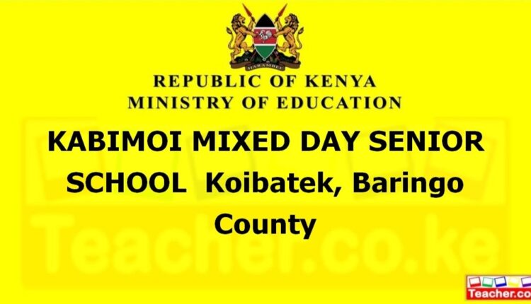 Kabimoi Mixed Day Senior School - Baringo