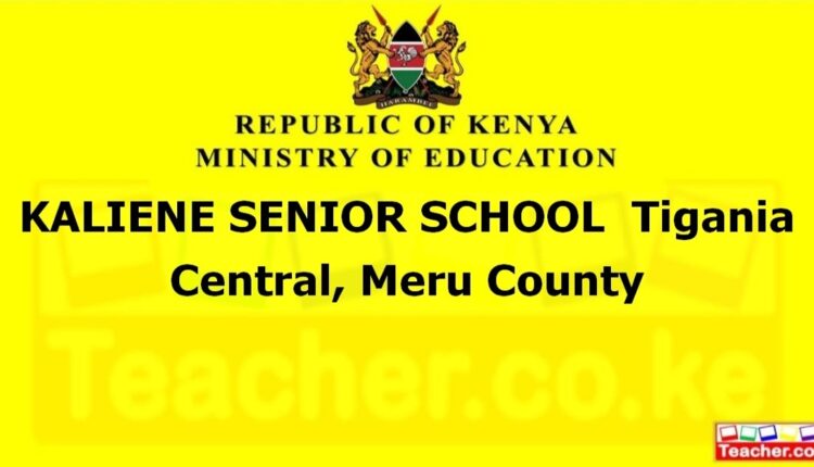 Kaliene Senior School - Meru