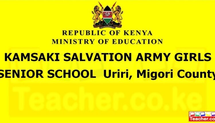 Kamsaki Salvation Army Girls Senior School - Migori