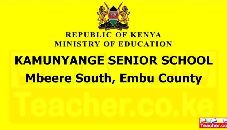 Kamunyange Senior School - Embu