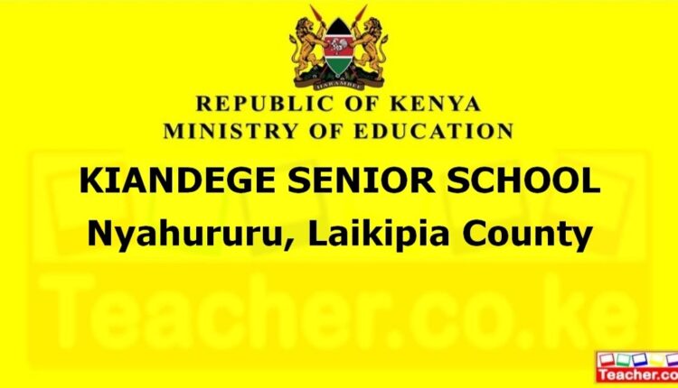 Kiandege Senior School - Laikipia