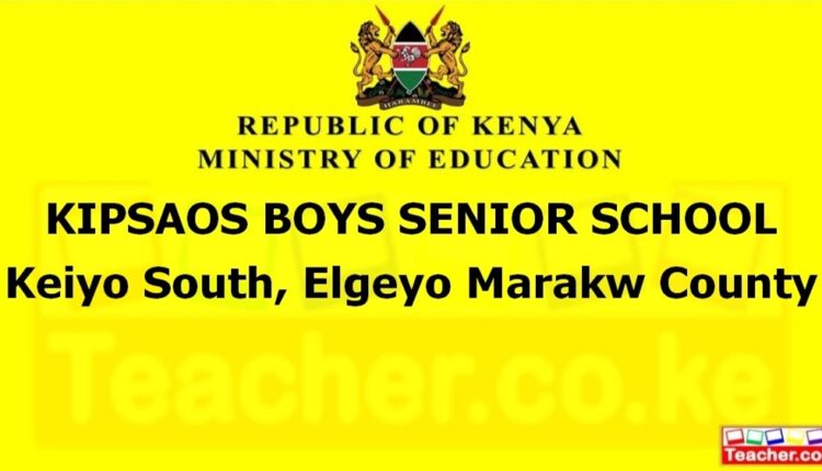 Kipsaos Boys Senior School - Elgeyo Marakw