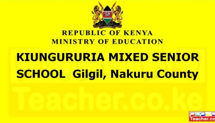 Kiungururia Mixed Senior School - Nakuru
