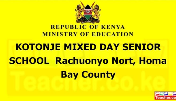 Kotonje Mixed Day Senior School - Homa Bay