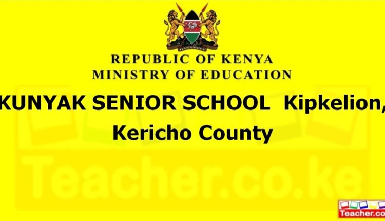 Kunyak Senior School - Kericho