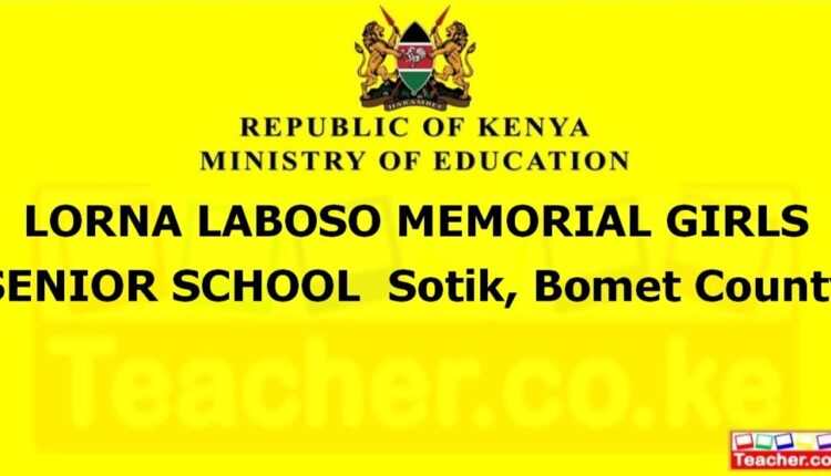 Lorna Laboso Memorial Girls Senior School - Bomet