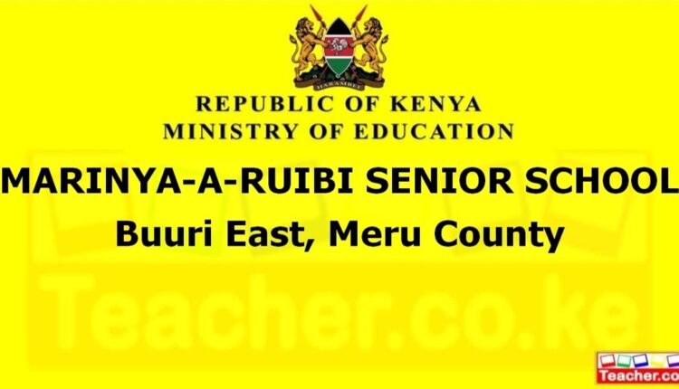 Marinya-A-Ruibi Senior School - Meru