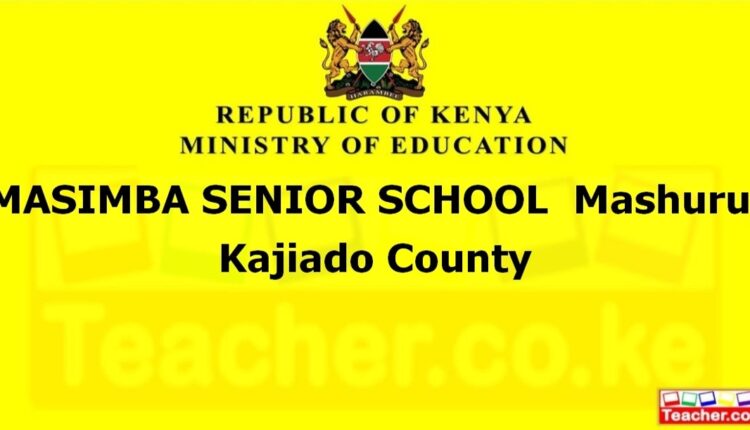 Masimba Senior School - Kajiado