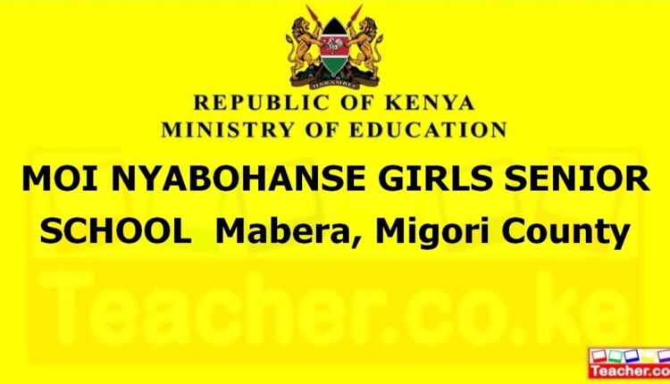 Moi Nyabohanse Girls Senior School - Migori