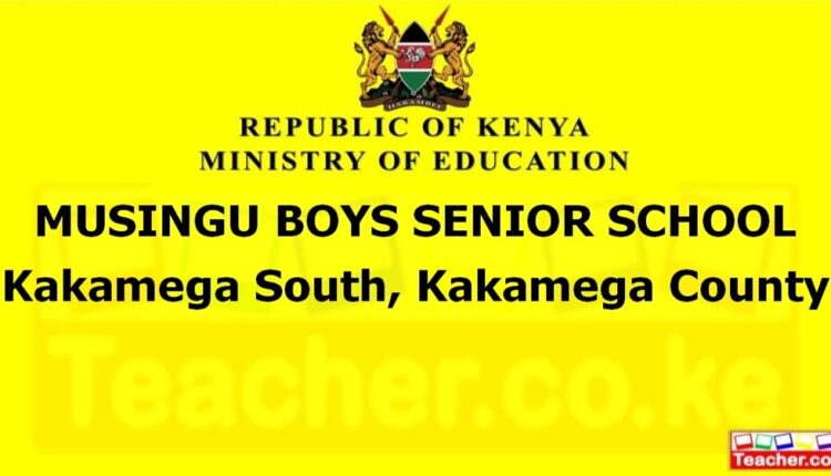 Musingu Boys Senior School - Kakamega