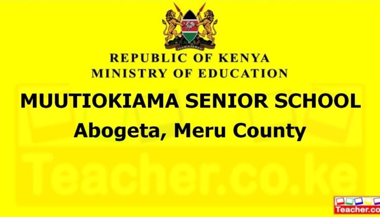 Muutiokiama Senior School - Meru