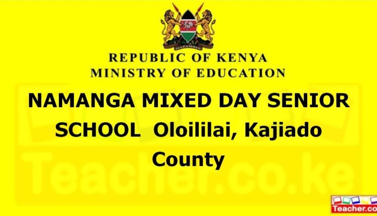 Namanga Mixed Day Senior School - Kajiado