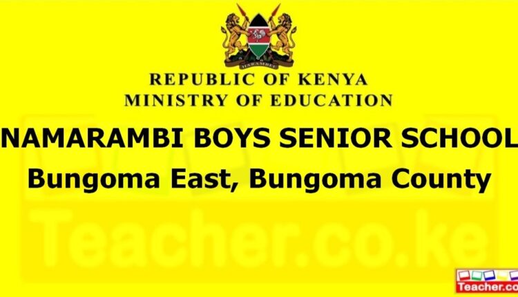 Namarambi Boys Senior School - Bungoma