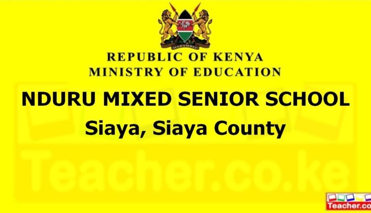 Nduru Mixed Senior School - Siaya